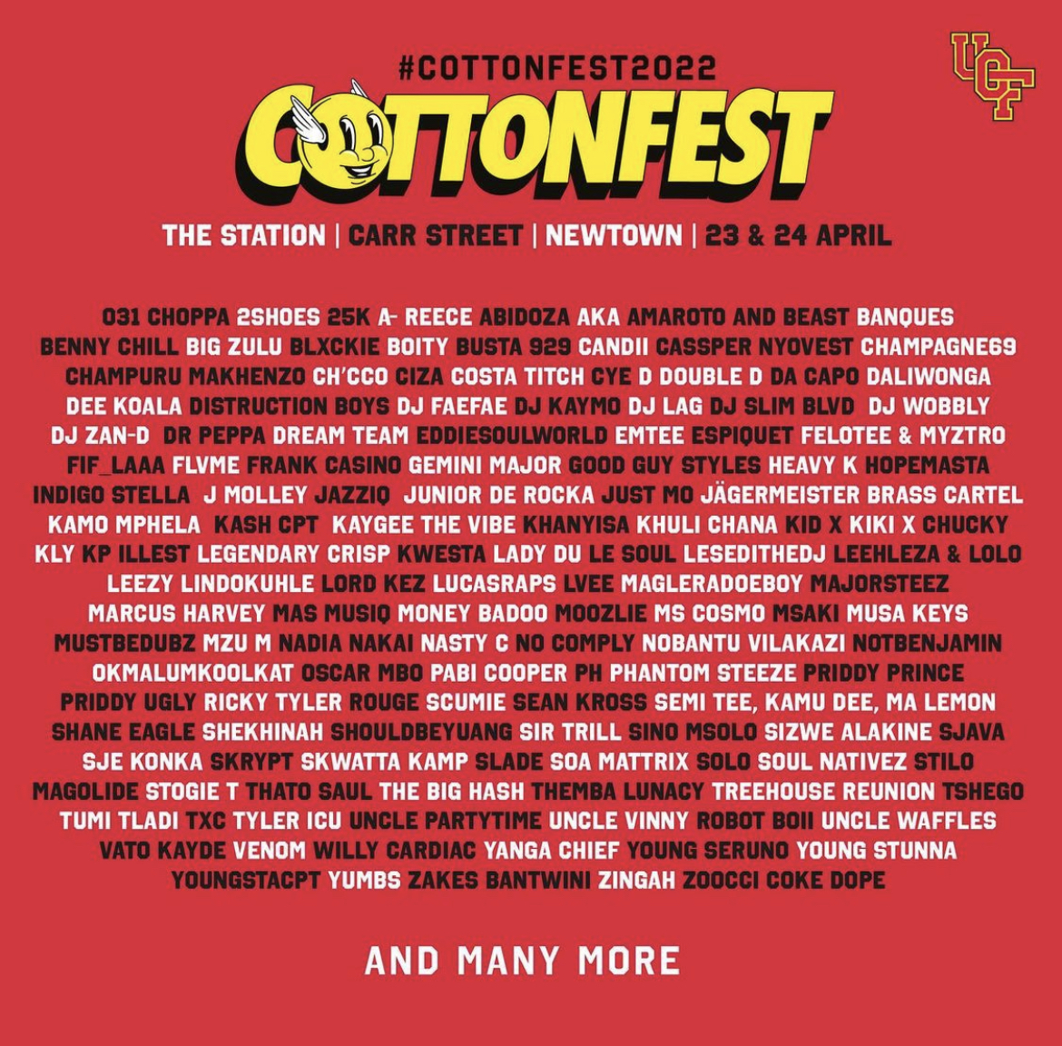 Cotton Fest Announces 2022 Line Up Carve Africa